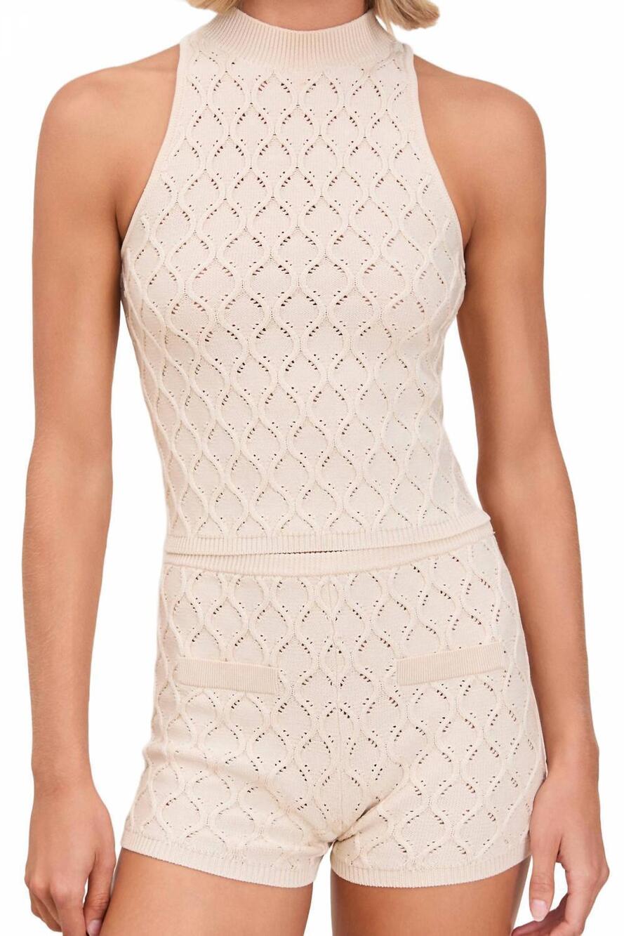 NEW DEVON WINDSOR renatta top in pebble